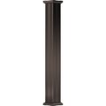 Ekena Millwork 8" x 8' Endura-Aluminum Column, Square Shaft (Load-Bearing 24,000 lbs), Non-Tapered, FLuted EA0808ENFSFTUTU